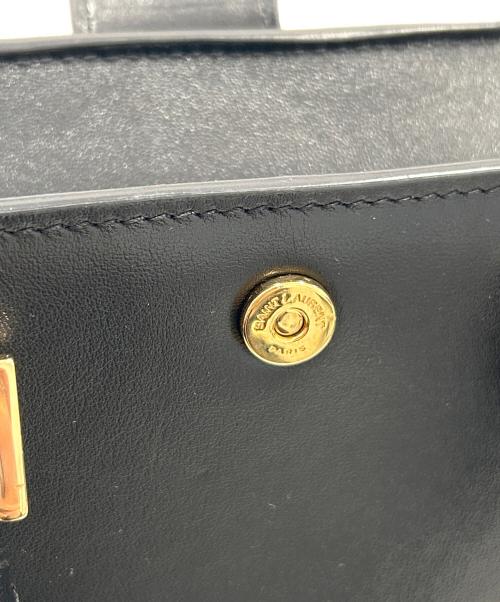 Saint Laurent Paris（サンローランパリ）Saint Laurent Paris (サンローランパリ) モノグラム ベイビーカバス2WAY ショルダーバッグ ブラック サイズ:−の古着・服飾アイテム