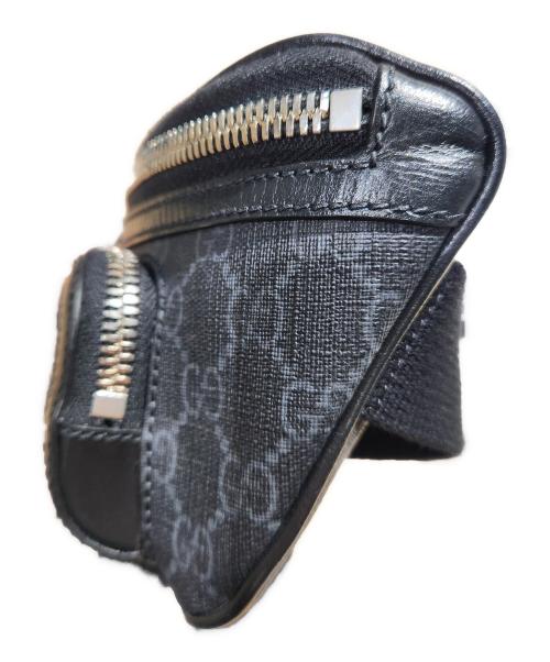 GUCCI（グッチ）GUCCI (グッチ) インターロッキングGショルダーバッグ ブラックの古着・服飾アイテム