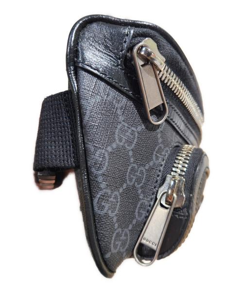 GUCCI（グッチ）GUCCI (グッチ) インターロッキングGショルダーバッグ ブラックの古着・服飾アイテム