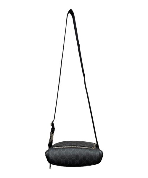 GUCCI（グッチ）GUCCI (グッチ) インターロッキングGショルダーバッグ ブラックの古着・服飾アイテム