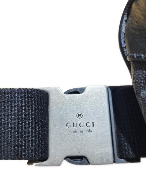GUCCI（グッチ）GUCCI (グッチ) インターロッキングGショルダーバッグ ブラックの古着・服飾アイテム