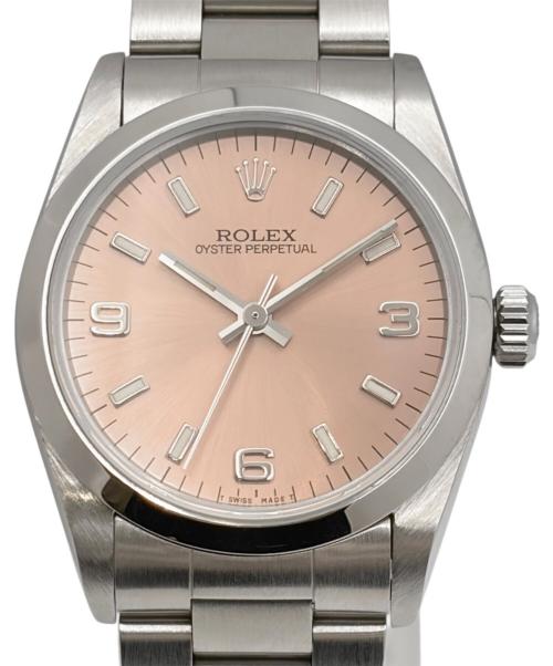 ROLEX（ロレックス）ROLEX (ロレックス) オイスターパーペチュアル/Oyster Perpetual/Ref：67480/ピンク文字盤 ピンク文字盤 サイズ:29mmの古着・服飾アイテム