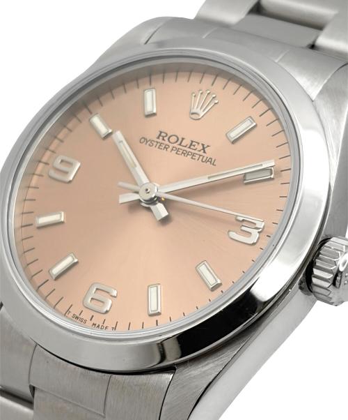 ROLEX（ロレックス）ROLEX (ロレックス) オイスターパーペチュアル/Oyster Perpetual/Ref：67480/ピンク文字盤 ピンク文字盤 サイズ:29mmの古着・服飾アイテム