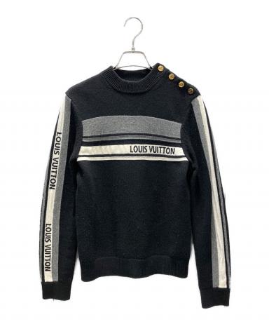 トップス LOUIS VUITTON Cuffs Cashmere LS Knit 中古・古着通販】LOUIS VUITTON (ルイ ヴィトン) Cashmere Logo Knit