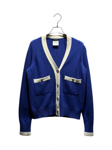 中古・古着通販】CHANEL (シャネル) カーディガン ブルー サイズ:36
