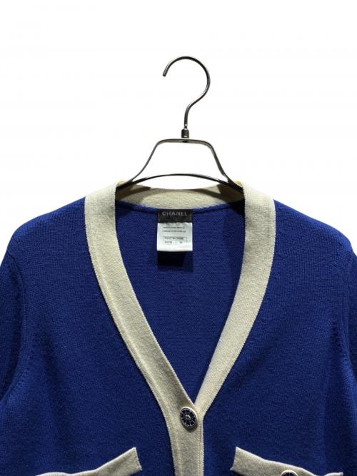 CHANEL（シャネル）CHANEL (シャネル) カーディガン ブルー サイズ:36の古着・服飾アイテム