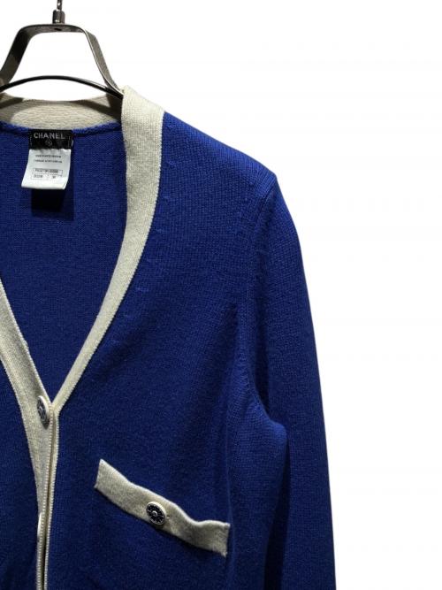 CHANEL（シャネル）CHANEL (シャネル) カーディガン ブルー サイズ:36の古着・服飾アイテム