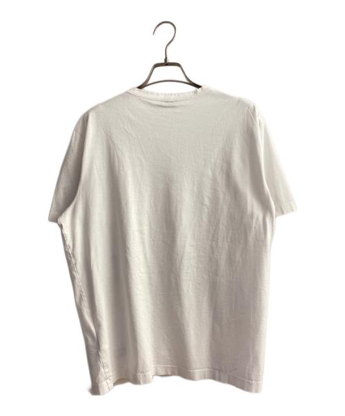 MONCLER（モンクレール）MONCLER (モンクレール) ロゴTシャツ ホワイト サイズ:Mの古着・服飾アイテム