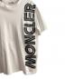 中古・古着 MONCLER (モンクレール) ロゴTシャツ ホワイト サイズ:M：15000円