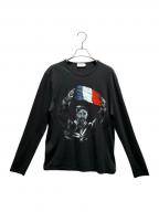 MONCLERモンクレール）の古着「長袖Tシャツ」｜ブラック
