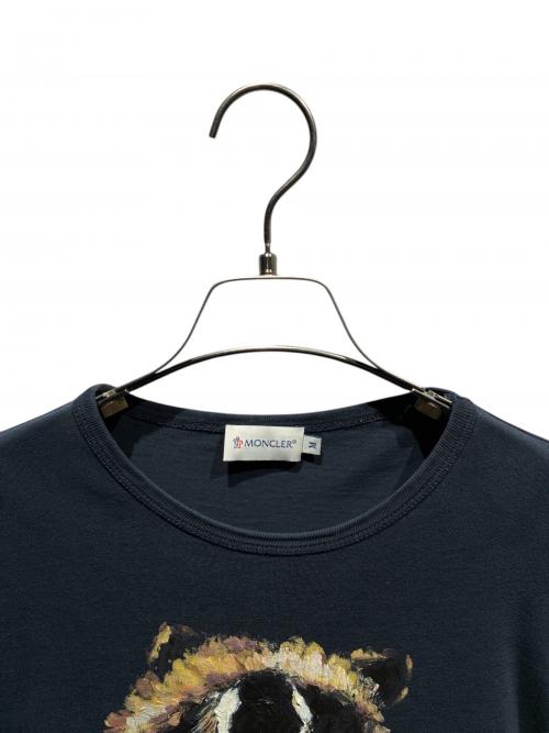 MONCLER（モンクレール）MONCLER (モンクレール) 長袖Tシャツ ネイビー サイズ:Mの古着・服飾アイテム