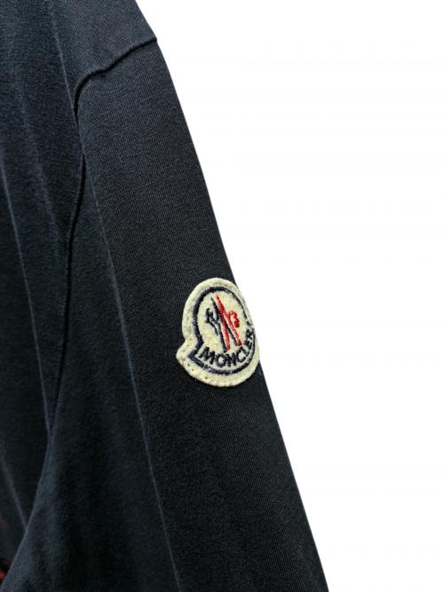 MONCLER（モンクレール）MONCLER (モンクレール) 長袖Tシャツ ネイビー サイズ:Mの古着・服飾アイテム