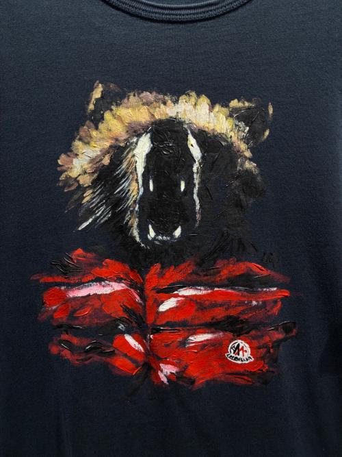 MONCLER（モンクレール）MONCLER (モンクレール) 長袖Tシャツ ネイビー サイズ:Mの古着・服飾アイテム