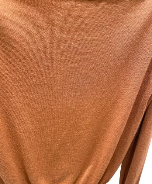 HERMES（エルメス）HERMES (エルメス) カシミヤシルクニット ブラウン サイズ:40の古着・服飾アイテム