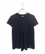 HERMESエルメス）の古着「カシミヤ半袖ニット」｜ブラック