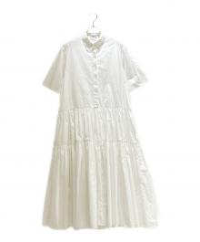 CECILIE BAHNSEN（セシリーバンセン）の古着「PRIMROSE DRESS/プライムローズドレス/6526-343-1067」｜ホワイト