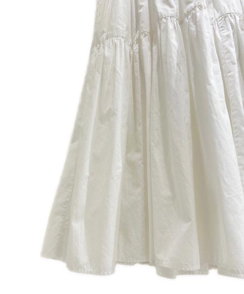CECILIE BAHNSEN（セシリーバンセン）CECILIE BAHNSEN (セシリーバンセン) PRIMROSE DRESS/プライムローズドレス/6526-343-1067 ホワイト サイズ:UK6/US2の古着・服飾アイテム