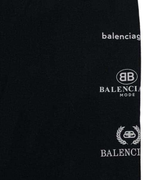BALENCIAGA（バレンシアガ）BALENCIAGA (バレンシアガ) logo print sweatshirt/ロゴプリントスウェット ブラック サイズ:3の古着・服飾アイテム