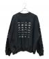 BALENCIAGA（バレンシアガ）の古着「logo print sweatshirt/ロゴプリントスウェット」｜ブラック