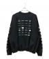 BALENCIAGA (バレンシアガ) logo print sweatshirt/ロゴプリントスウェット ブラック サイズ:3：55000円