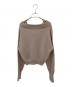 Maison Margiela (メゾンマルジェラ) エルボーパッチVネックニット ベージュ サイズ:XS：25000円