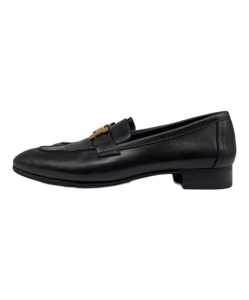 HERMES（エルメス）HERMES (エルメス) コンスタンスローファー ブラック サイズ:38 1/2の古着・服飾アイテム