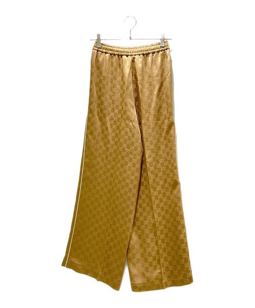 GUCCI（グッチ）GUCCI (グッチ) GGジャガードパンツ/794774 XJGSE キャメル サイズ:XXSの古着・服飾アイテム