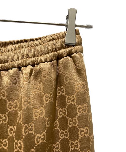 GUCCI（グッチ）GUCCI (グッチ) GGジャガードパンツ/794774 XJGSE キャメル サイズ:XXSの古着・服飾アイテム