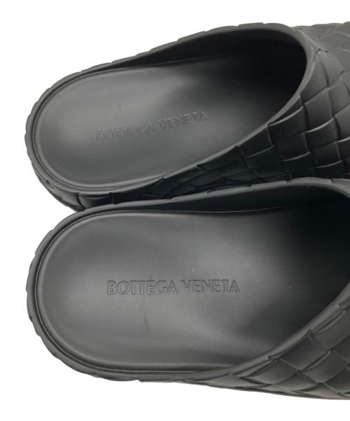 BOTTEGA VENETA（ボッテガベネタ）BOTTEGA VENETA (ボッテガベネタ) イントレチャートラバーサンダル ブラック サイズ:40の古着・服飾アイテム