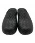 中古・古着 BOTTEGA VENETA (ボッテガベネタ) イントレチャートラバーサンダル ブラック サイズ:40：45000円