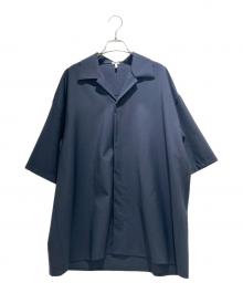 LOEWE（ロエベ）の古着「Anagram Embroidered Short Sleeve Shirt/アナグラム刺繍半袖シャツ/H526Y05WDE」｜ネイビー
