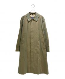 Burberry's（バーバリー）の古着「Balmacaan Coat ステンカラーコート/BAA50-902-79」｜玉虫色