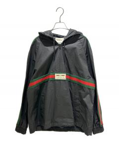 中古・古着通販】GUCCI (グッチ) タイガーワッペンチェックブルゾン