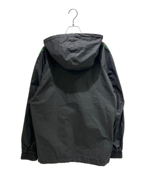 GUCCI（グッチ）GUCCI (グッチ) シェリーラインアノラックパーカー 594861 ブラック サイズ:46の古着・服飾アイテム