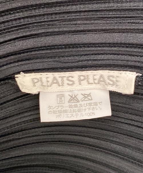 PLEATS PLEASE（プリーツプリーズ）PLEATS PLEASE (プリーツプリーズ) プリーツカットソー ブラック サイズ:4の古着・服飾アイテム