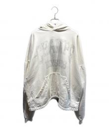 BALENCIAGA（バレンシアガ）の古着「CHAMPS ELYSESSクロップドプルオーバーパーカー」｜ホワイト