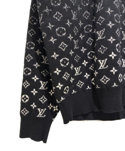 LOUIS VUITTON（ルイ ヴィトン）LOUIS VUITTON (ルイ ヴィトン) モノグラム グラディエント ニット RM221Q USO HKN44W ブラック サイズ:XXLの古着・服飾アイテム