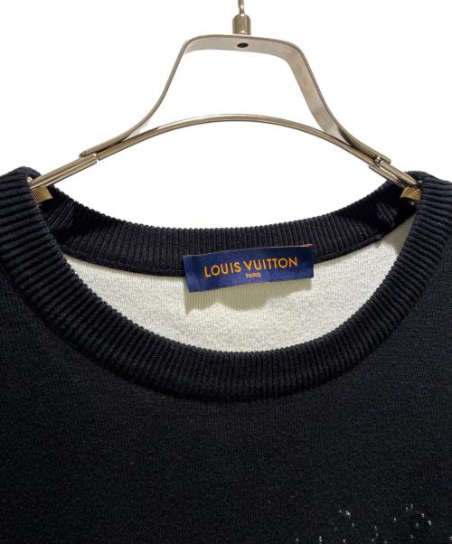 LOUIS VUITTON（ルイ ヴィトン）LOUIS VUITTON (ルイ ヴィトン) モノグラム グラディエント ニット RM221Q USO HKN44W ブラック サイズ:XXLの古着・服飾アイテム