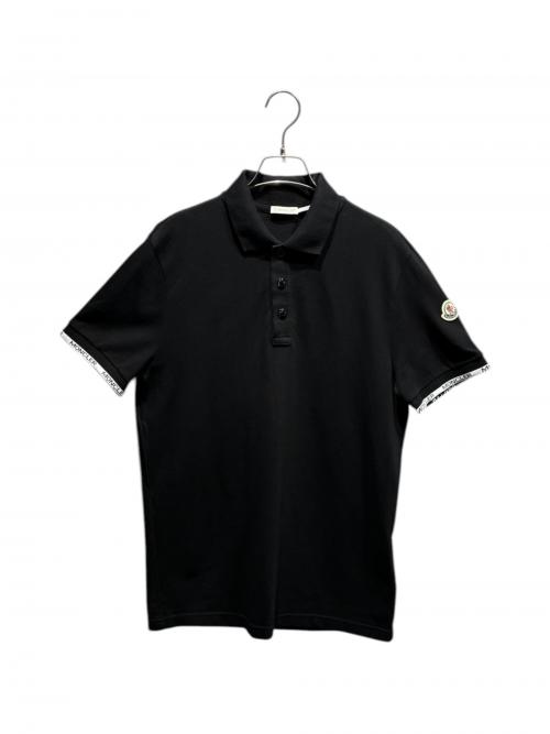 MONCLER（モンクレール）MONCLER (モンクレール) ポロシャツ H20918A00014 2023年製 ブラック サイズ:Mの古着・服飾アイテム