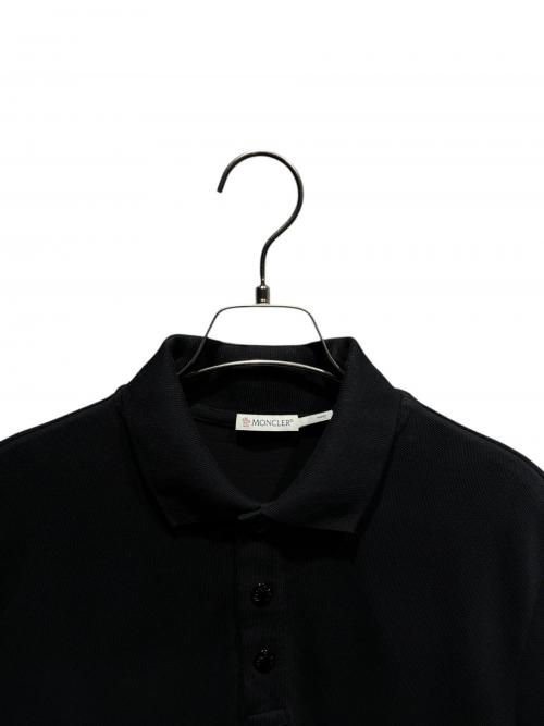 MONCLER（モンクレール）MONCLER (モンクレール) ポロシャツ H20918A00014 2023年製 ブラック サイズ:Mの古着・服飾アイテム