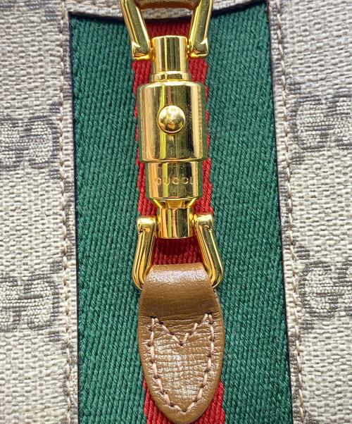 GUCCI（グッチ）GUCCI (グッチ) ジャッキー1961/2WAYミニショルダーバッグ ブラウン×ベージュの古着・服飾アイテム