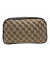GUCCI (グッチ) GGマーモント ショルダーバッグ ブラック×ベージュ サイズ:-：160000円