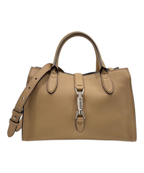 GUCCI（グッチ）GUCCI (グッチ) ニュージャッキー 2WAYバッグ 365460 ベージュの古着・服飾アイテム