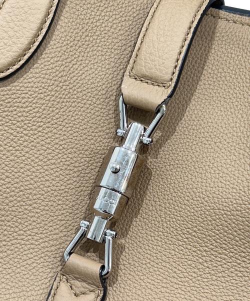 GUCCI（グッチ）GUCCI (グッチ) ニュージャッキー 2WAYバッグ 365460 ベージュの古着・服飾アイテム