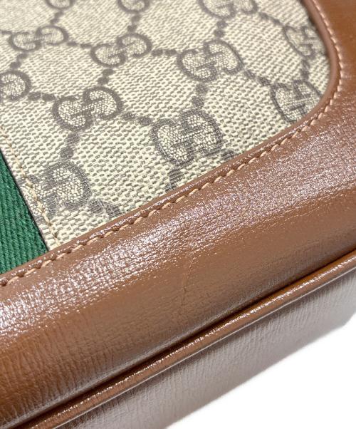 GUCCI（グッチ）GUCCI (グッチ) ジャッキー1961/2WAYバッグ ブラウン×ベージュの古着・服飾アイテム