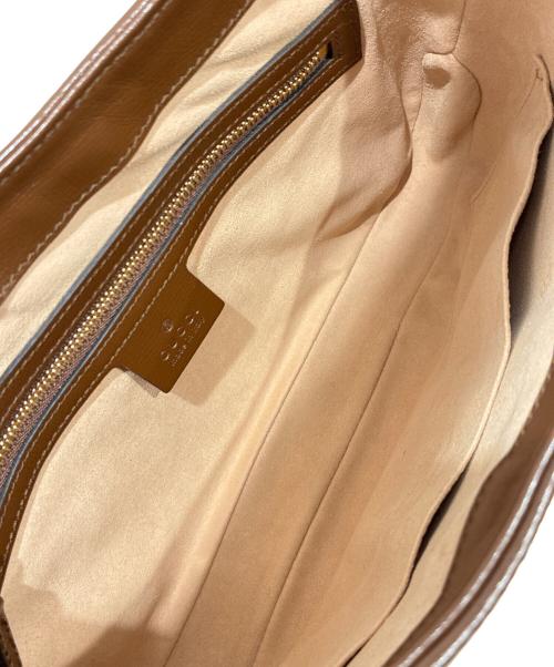 GUCCI（グッチ）GUCCI (グッチ) ジャッキー1961/2WAYバッグ ブラウン×ベージュの古着・服飾アイテム