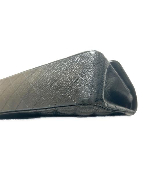 CHANEL（シャネル）CHANEL (シャネル) マトラッセ25 ダブルフラップチェーンショルダーバッグ/ ブラック サイズ:25の古着・服飾アイテム