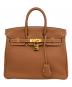 HERMES（エルメス）の古着「バーキン25/ゴールド金具/トゴ/ゴールド/X刻印」｜ゴールド
