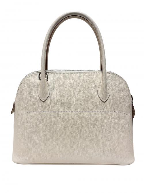 HERMES（エルメス）HERMES (エルメス) ボリード27/ヴォーエプソン/クレ/A刻印：2017年製造/シルバー金具 クレ サイズ:27の古着・服飾アイテム