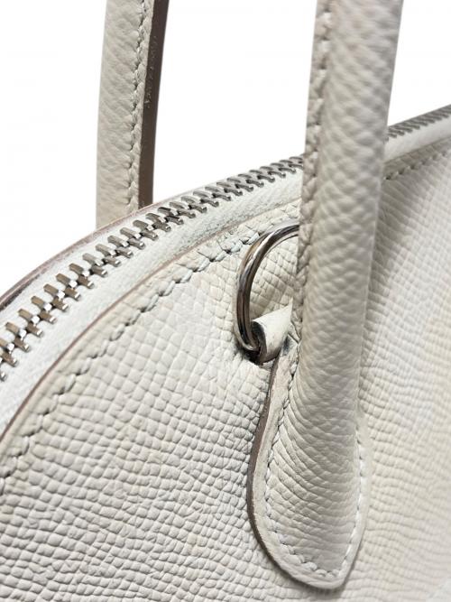 HERMES（エルメス）HERMES (エルメス) ボリード27/ヴォーエプソン/クレ/A刻印：2017年製造/シルバー金具 クレ サイズ:27の古着・服飾アイテム